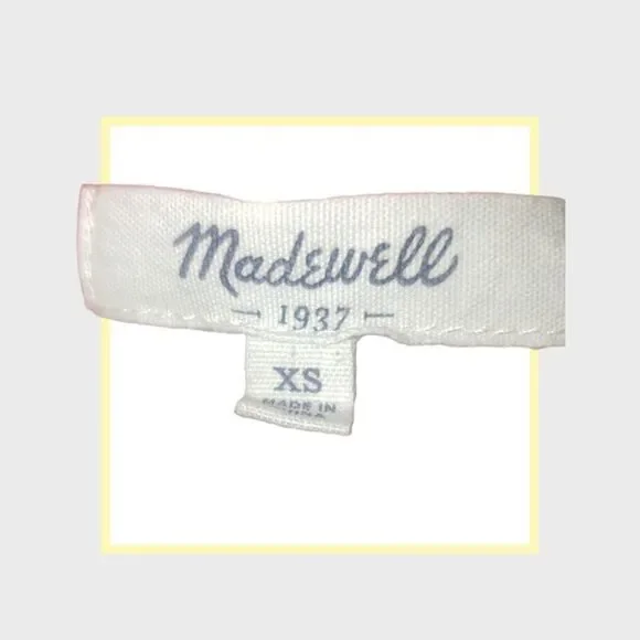 Madewell Red Lace Top Blouse XS - Picture 7 of 7